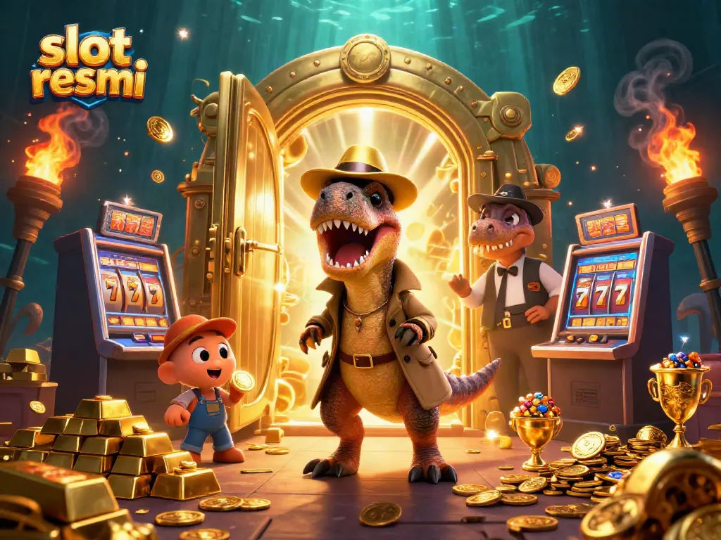 Play thrilling slot games at slot resmi with animated casino characters in action.